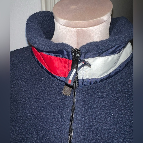 Vintage Tommy Jeans Fleece Quarter Zip XL - Picture 4 of 5
